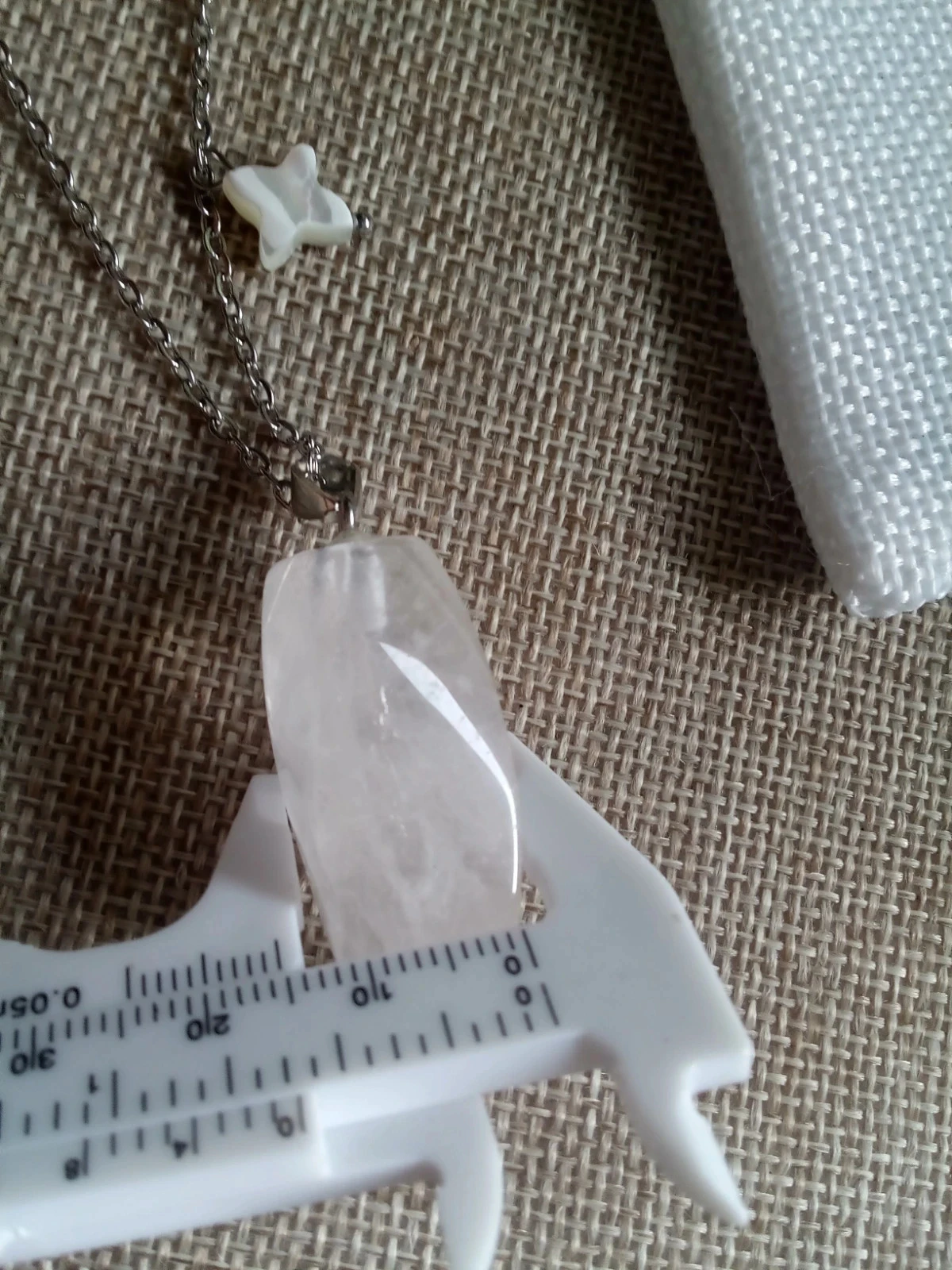 Colar de cristal de quartzo natural – photo 6